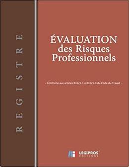 Amazon Fr Registre Des Risques Professionnels V Format Large