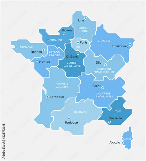 Carte Principales Villes De France Carte Des Villes Principales De