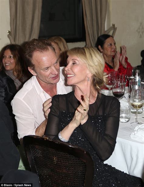 Sting And Wife Trudie Put On A Besotted Display In Rome Daily Mail Online