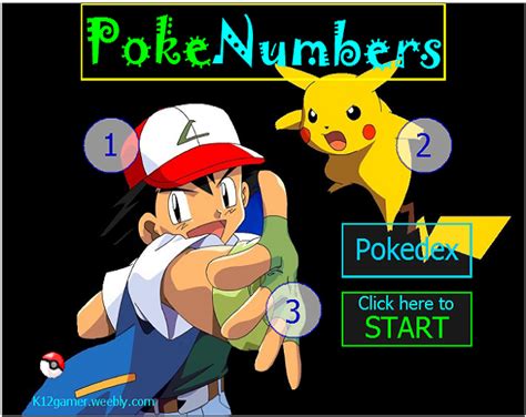 Pokemon Numbers 1 To 50 By K12gamer