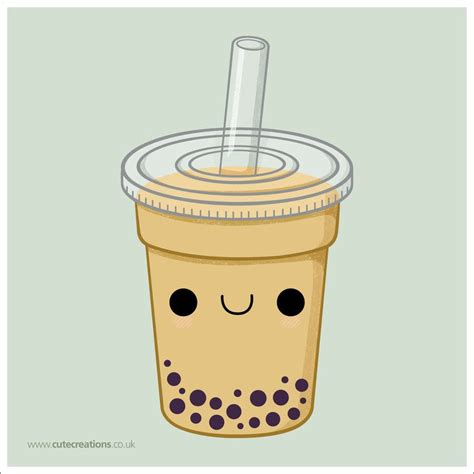 If you are a fan of milk tea, then this just might be the light you need. COMMISSION: Bubble Tea | Cute food drawings, Cute cartoon food, Tea wallpaper