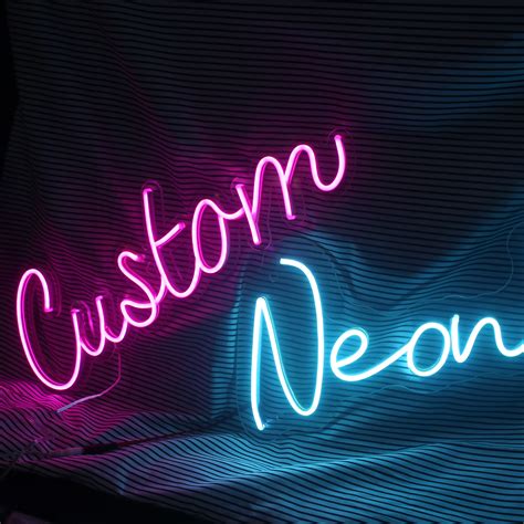 Custom Neon Led Siogn Logo For Business Wall Mounted Custom Neon