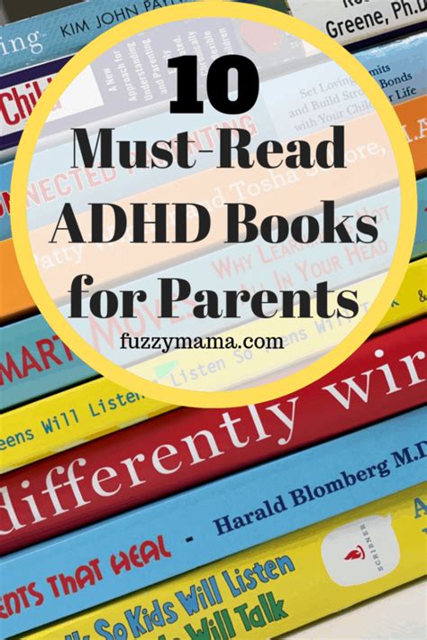 The Best Books For Adhd Parenting Fuzzymama