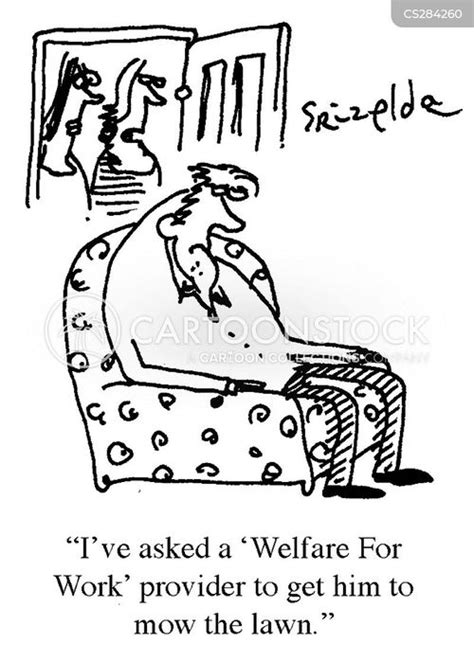 Welfare For Work Cartoons And Comics Funny Pictures From Cartoonstock