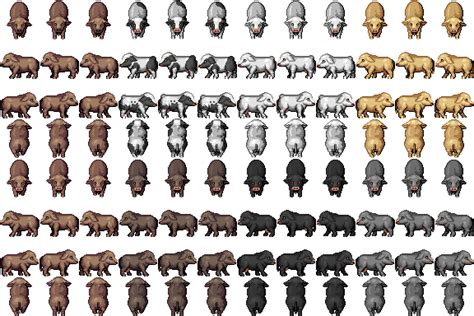 Cow Sprite 1 Rpg Tileset Free Curated Assets For Your