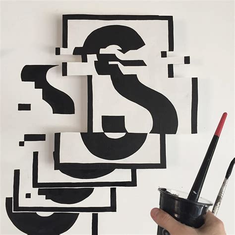 Artist Bends His 2d Letter Art Into 3rd Dimension Demilked