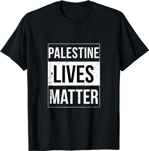 Palestine Lives Matter T Shirt Amazonde Bekleidung