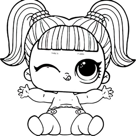 Entretenimiento y diversion en español con los mejores juegos y juguetes. Muñeca lol unicornio para colorear - LOL para Colorear