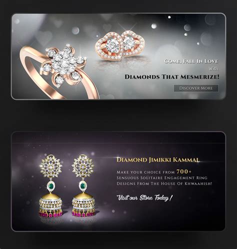 Jewelry Header Image Website Banner Design Jewelry Website Design