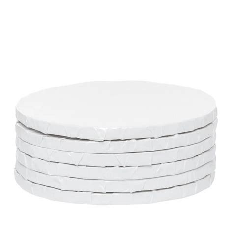 Thick Cake Board White Drum Round Cake Board 14 Chloe Bakeware