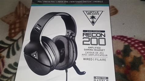 Turtle Beach Ear Force Recon 200 Versterkte Gaming Headset PS4