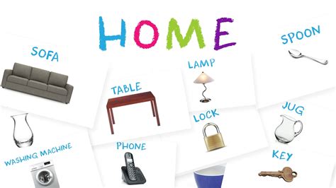 Learn Furniture And Common House Objects For Kids Youtube