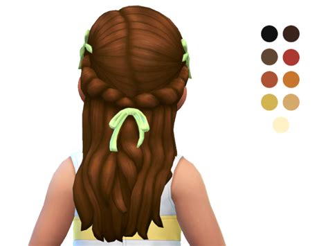 The Sims Resource Toddler Wavy Long Hair