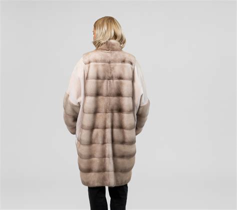 Ice Oversized Mink Fur Coat Real Fur Haute Acorn