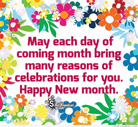 May this month bring you. Happy New Month - SmitCreation.com
