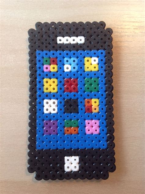 Iphone Easy Perler Beads Ideas Hamma Beads Ideas Melt Beads Patterns