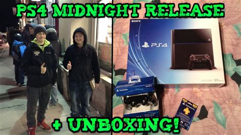 Ps4 Midnight Release And Unboxing Youtube