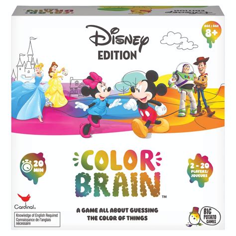 The board game comes with over 300 question cards, covering loads of different subjects. Disney Color Brain Game | Toy Brands A-K | Casey's Toys