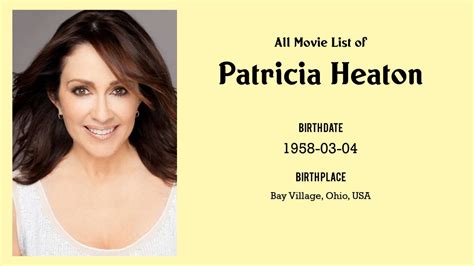 Patricia Heaton Movies List Patricia Heaton Filmography Of Patricia