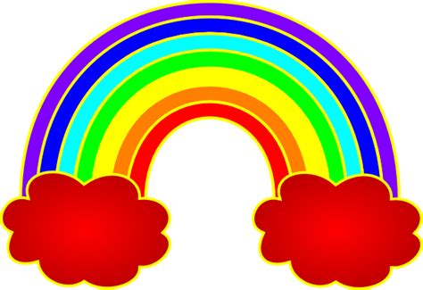 Rainbow Clip Art At Vector Clip Art Online Royalty Free