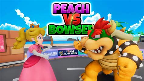 ¿quien Ganará Entre Peach Vs Bowser 👑⚔️🐲 Rally Por Equipos En Mario