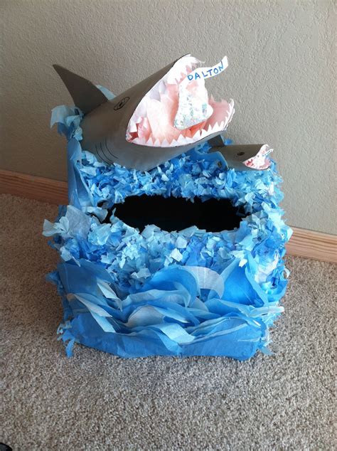 Shark Valentine Box Made This For My Son It Originally Had Just The
