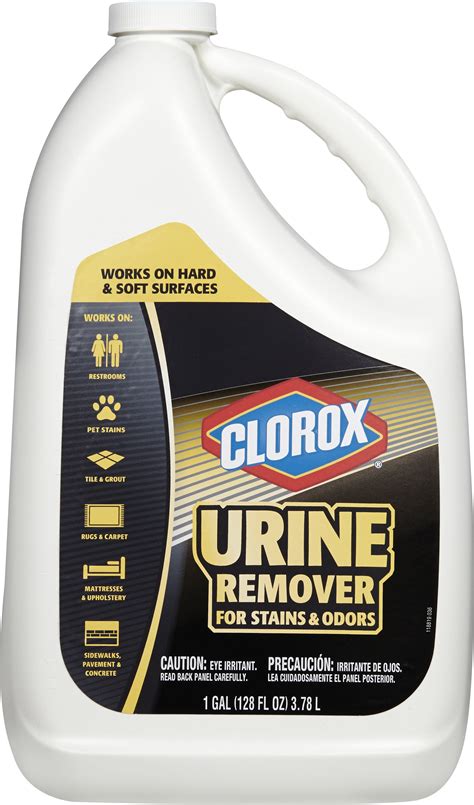 clorox urine remover for stains and odors refill bottle 128 ounces