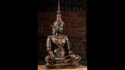 55 Brass Thai Meditating Royal Buddha Statue