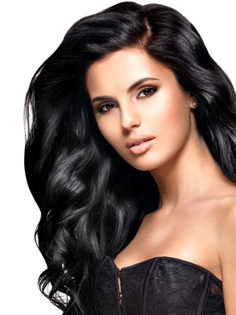 Clip In Hair Extensions Jet Black 1 • 190g • Hair Extensions By Monica