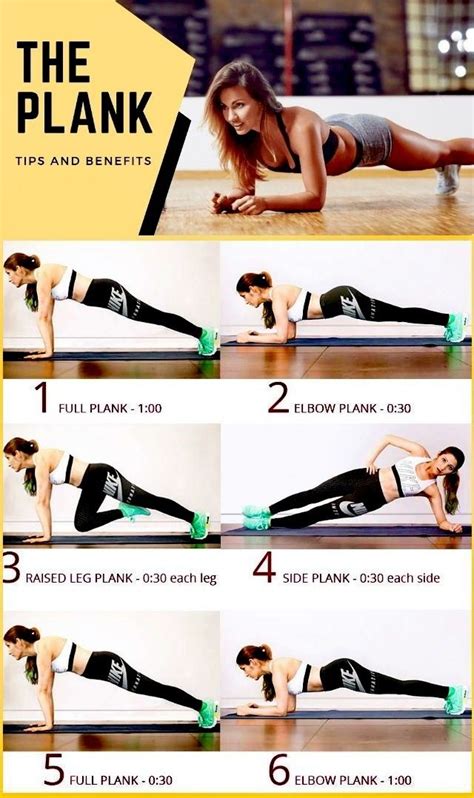 Fitness Workouts Fitness Motivation Pilates Workout Routine Plank
