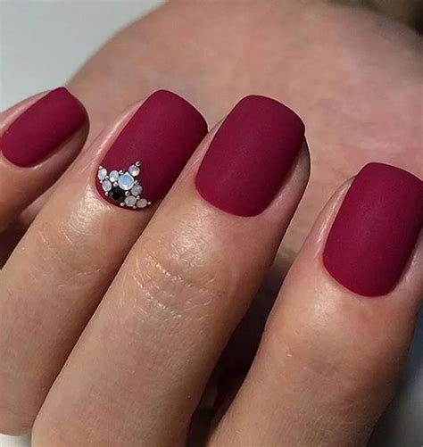24 Winter Chic Matte Red Nails Red Nails Popular Nails Trendy Nails