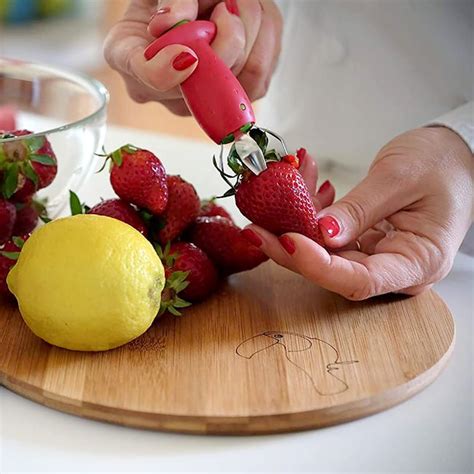 The 8 Chefn Stemgem Strawberry Huller Easily Cores Fruit