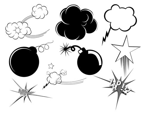 Pop art bande dessinée icône boom !. Bombes Explosions Dessins Animés · Image gratuite sur Pixabay