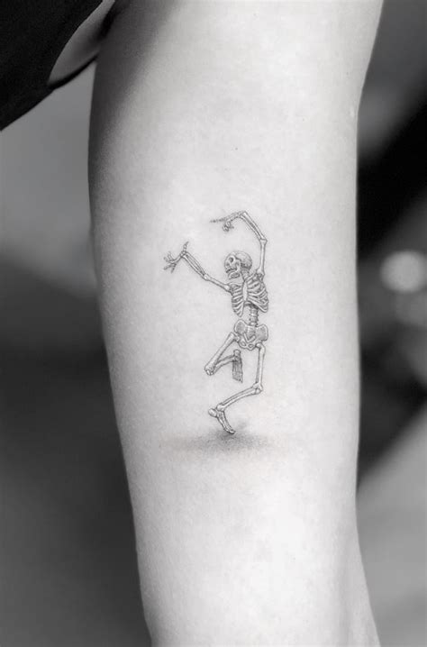Dancing Skeleton Tattoo Get An Inkget An Ink
