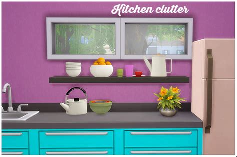 Kitchen Clutter 9 Ts3 Conversions Sims 4 Decor