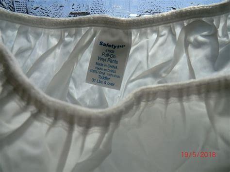 Toddler Size Rubber Pants Plastic Pants Diaper Boy Waterproof Pants