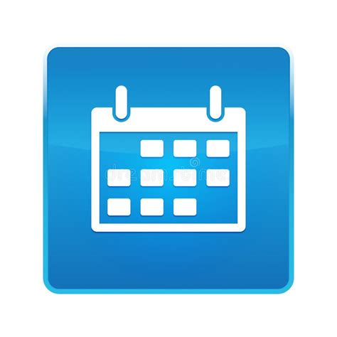 Calendar Icon Blue Calendar Business Icon Blue Royalty Free Vector