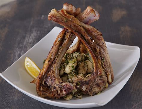 If there is a thick layer of fat around your lamb chops, you may want to trim it before cooking since most of it won't render. Succulent Grilled Lamb Chops | Greek Food - Greek Cooking ...