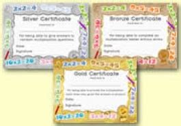 Certificates And Rewards Primary Treasure Chest