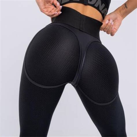 In Seamless Leggings Solid Scrunch Butt Lifting Booty High Waisted