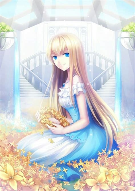 Image Result For Anime Girl With Blue Eyes And Blonde Hair Anime