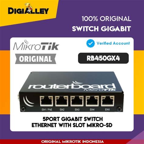 Jual Mikrotik Rb Gx Routerboard Indoor Rb Gx Port Gigabit