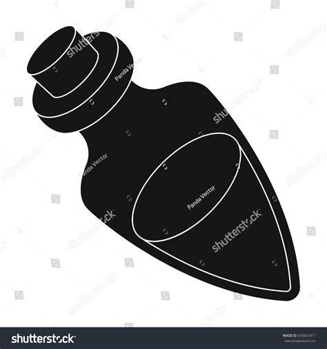 Vessel Olive Oilolives Single Icon Black Stock Vector Royalty Free