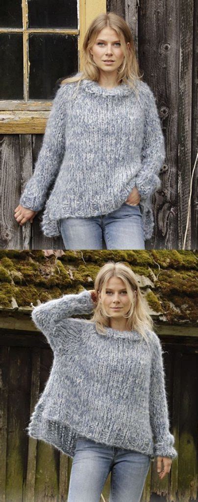 Free Knitting Pattern For A Chunky Knit Sweater Cloud Chasing