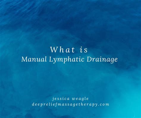 Manual Lymphatic Drainage West Boylston Ma Vodder Techique