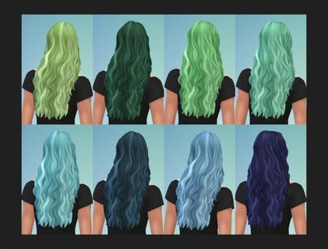 Long Waves Messy Hair Females By Simmiller At Mod The Sims Sims 4 Updates