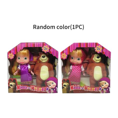 Buy Masha And The Bear 63” Plush Doll Masha And The Bear Set Doll Clothes Are Random Online