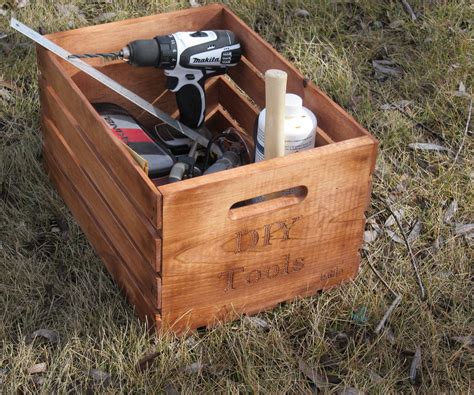 Diy Tools Crate Wood Working And Just A Fun Project 6 Steps With