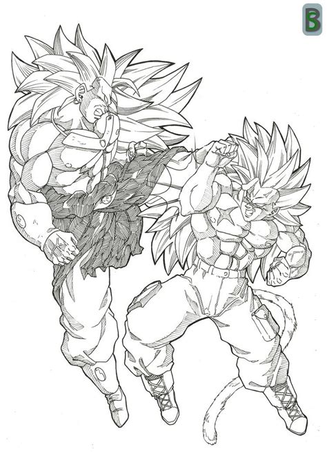 Broly Vs Goku Coloring Page Anime Coloring Pages The Best Porn Website