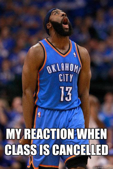 My Reaction When Class Is Cancelled Jharden Class Cancelled Big Joke Cancelled Class